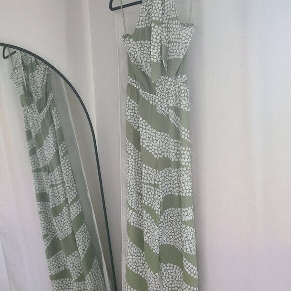 RW&Co Jumpsuit suit XS, green and white - Picture 2 of 5